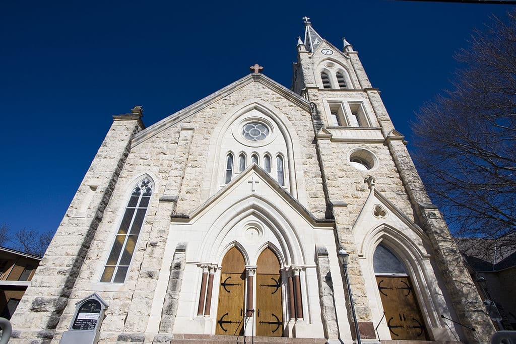 St. Mary's Catholic Church in Fredericksburg, TX