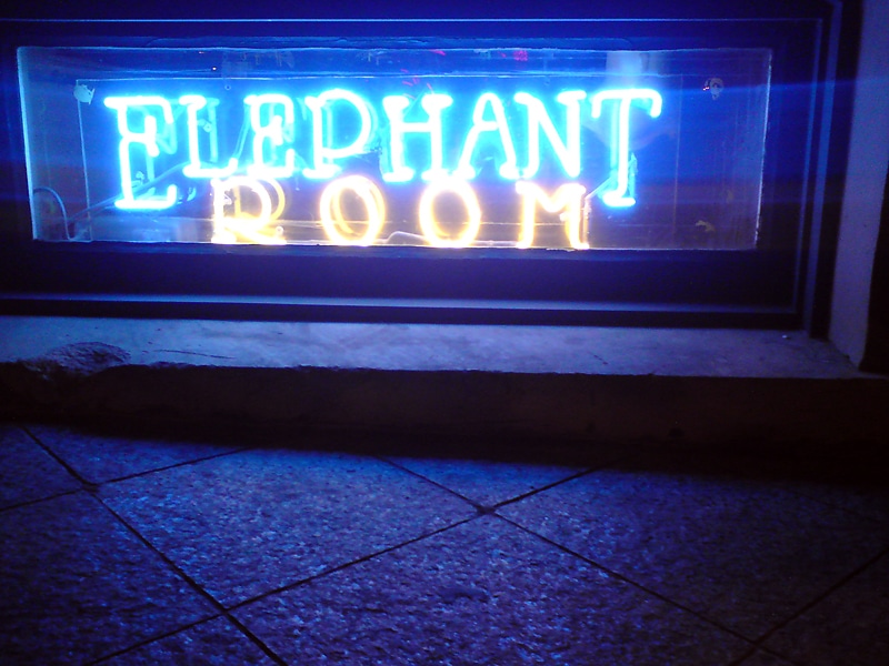 Elephant Room Austin Sign