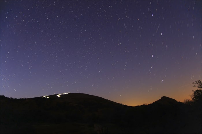 Stargazing em Enchanted Rock State Área Natural