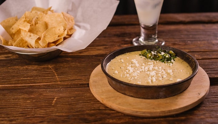 Green chile queso at Z'Tejas