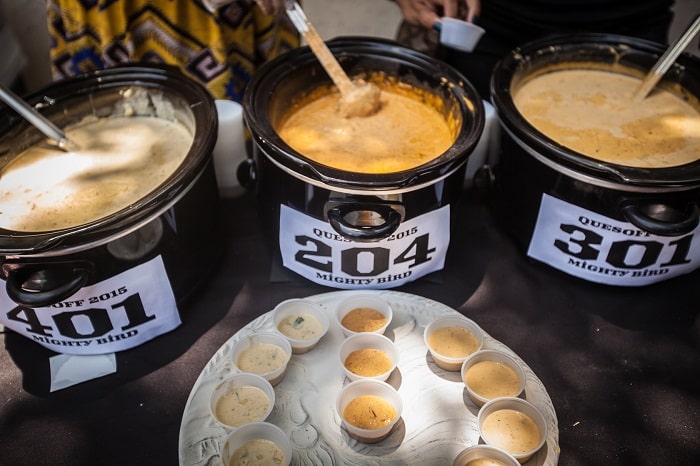 Mighty Bird Queso at Quesoff Austin Competition