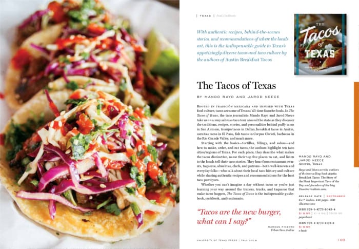 Tacos of Texas Book