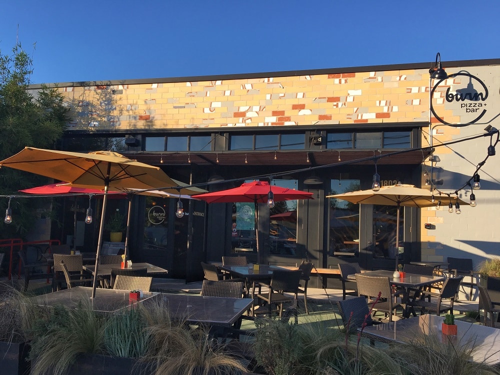 Burn Pizza and Bar Outdoor Patio in Austin