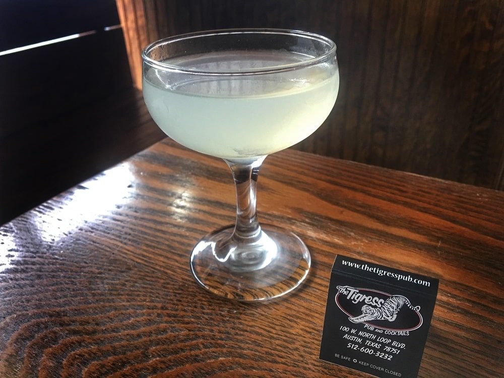 The Luna Drop October Cocktail at The Tigress Pub