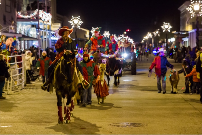 Bastrop Texas Lighted Christmas Parade