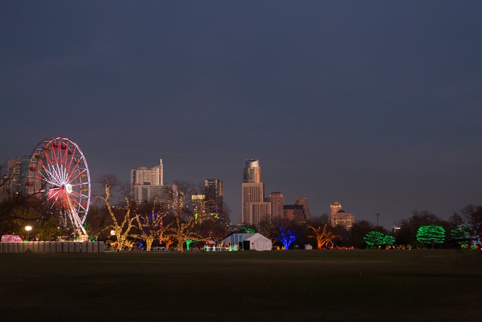 Austin Trail of Lights and Ferris Wheel