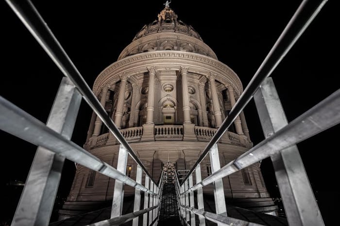 Drazah Texas State Capitol Night Photograph
