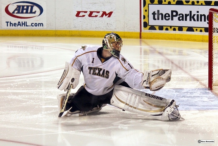 Texas Stars Hockey Goalie