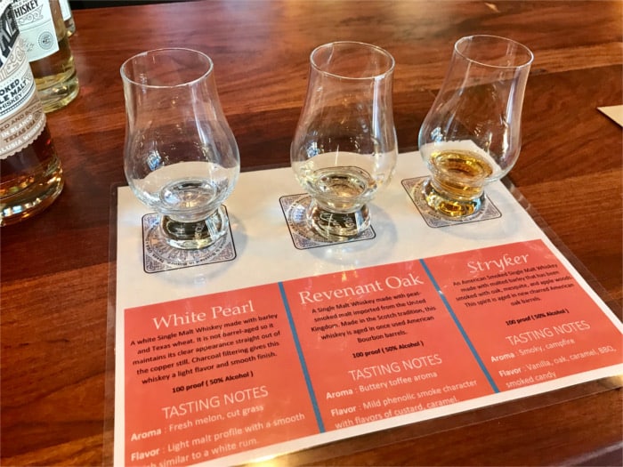 Andalusia Whiskey Flight
