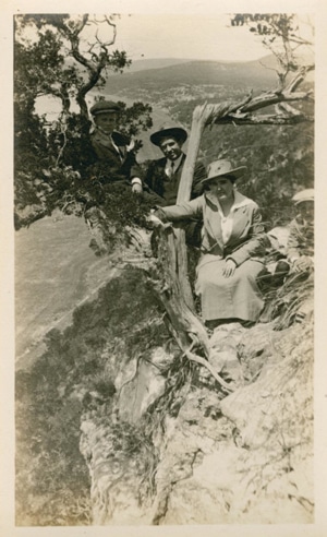 Campbells and John Barry Caldwell at Mount Bonnell