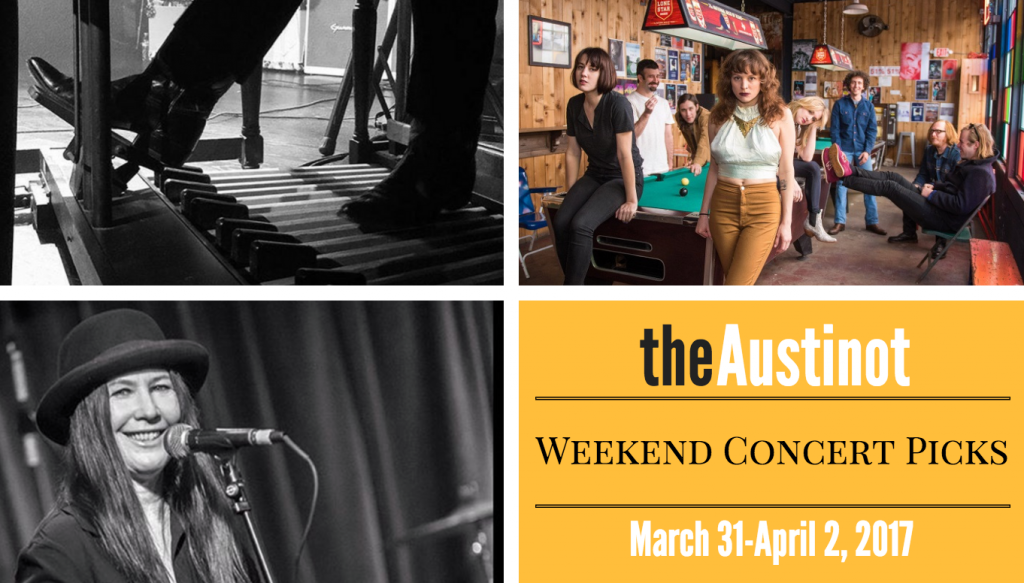 Austin Weekend Concert Picks March 31 to April 2