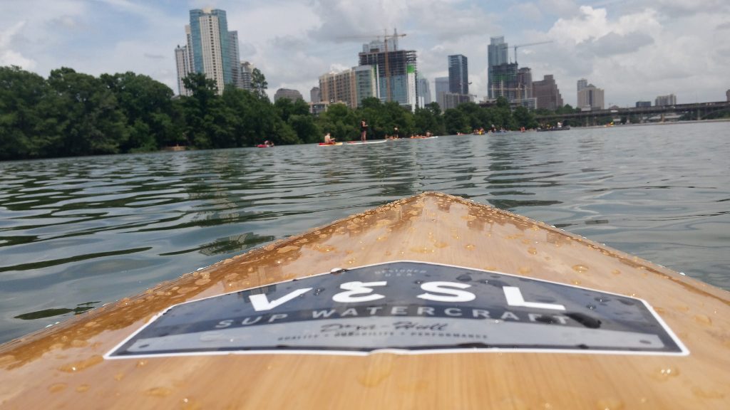 Stand Up Paddle Boarding on Lady Bird Lake