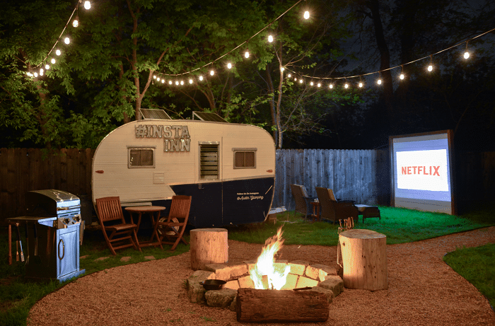 Austin glamping properties on AirBnB