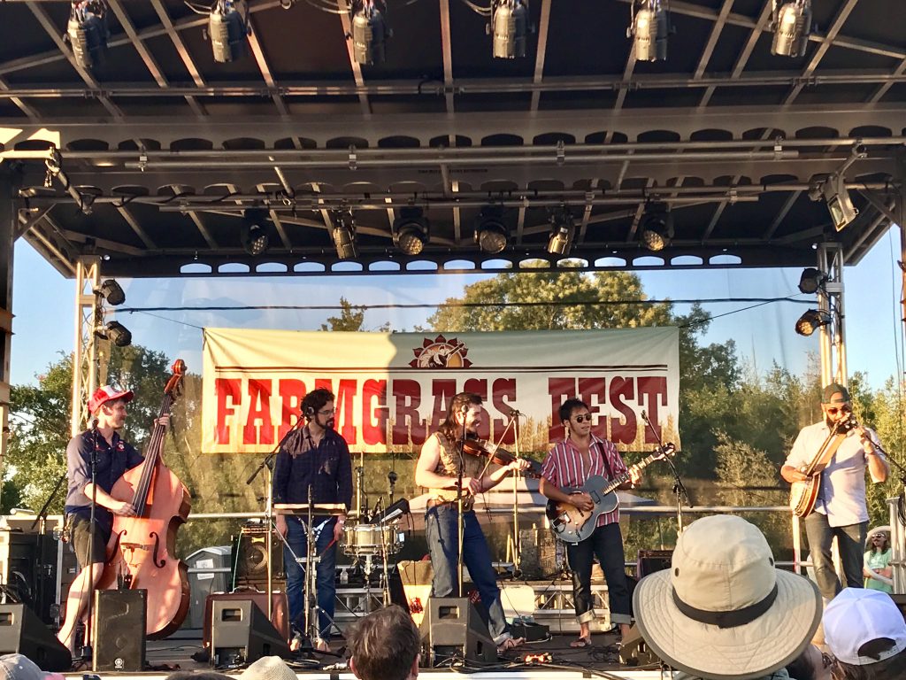 Whiskey Shivers Performs at Farmgrass Fest