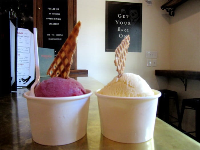 Frozen Treats With Alcohol at Prohibition Creamery