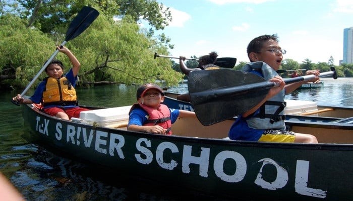 Texas River School Campers