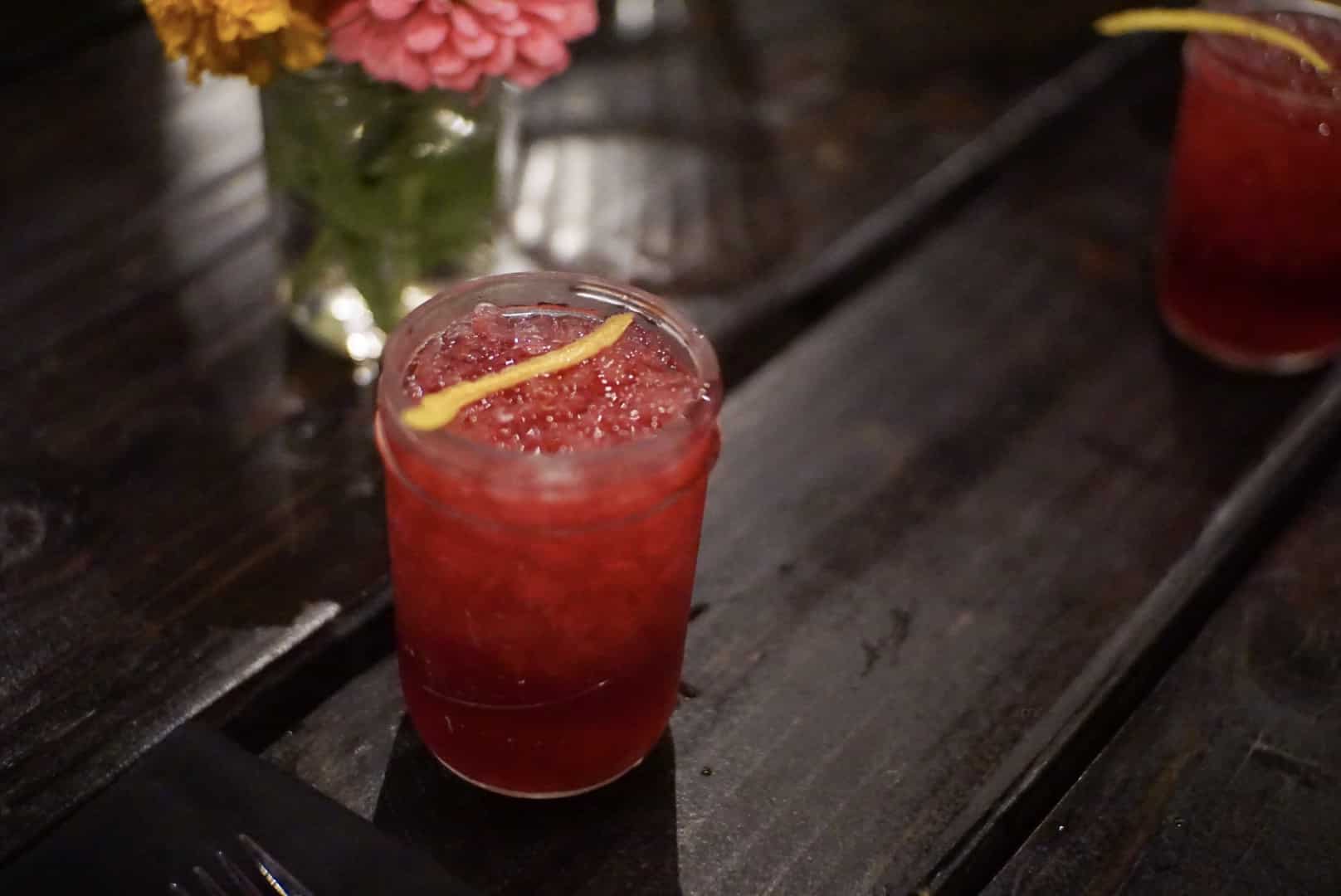 Caliente Cocktail at Treaty Oak's Ghost Hill Restaurant