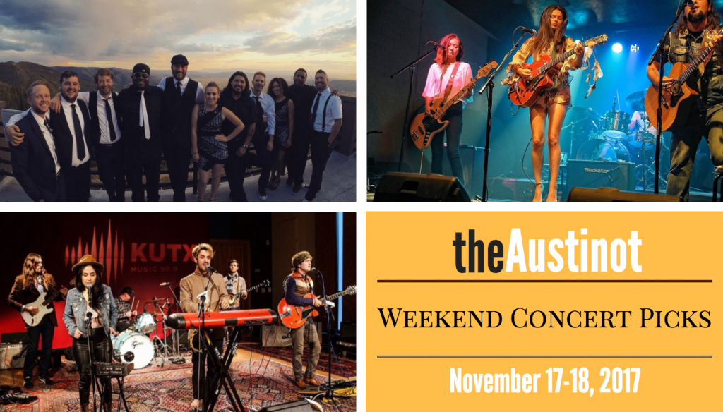 Austinot Weekend Concert Picks Nov 17