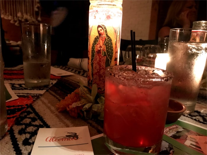 Coyoacan Mezcal Cocktail at Alcomar