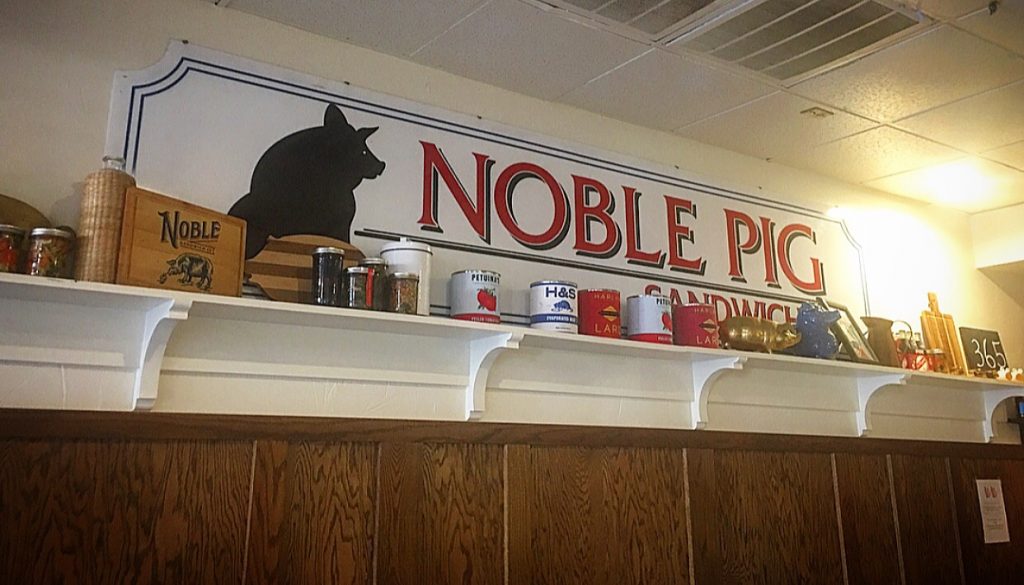 Noble Sandwich Company Decor in North Austin