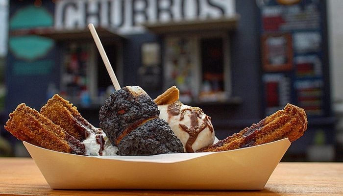Campfire Churro at Churro Co. Food Truck
