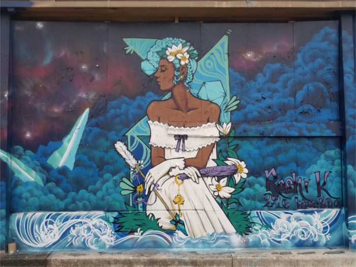 Roshi Mural in Austin
