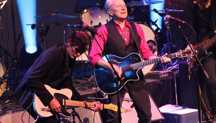 Joe Ely and Charlie Sexton at Austin Music Awards