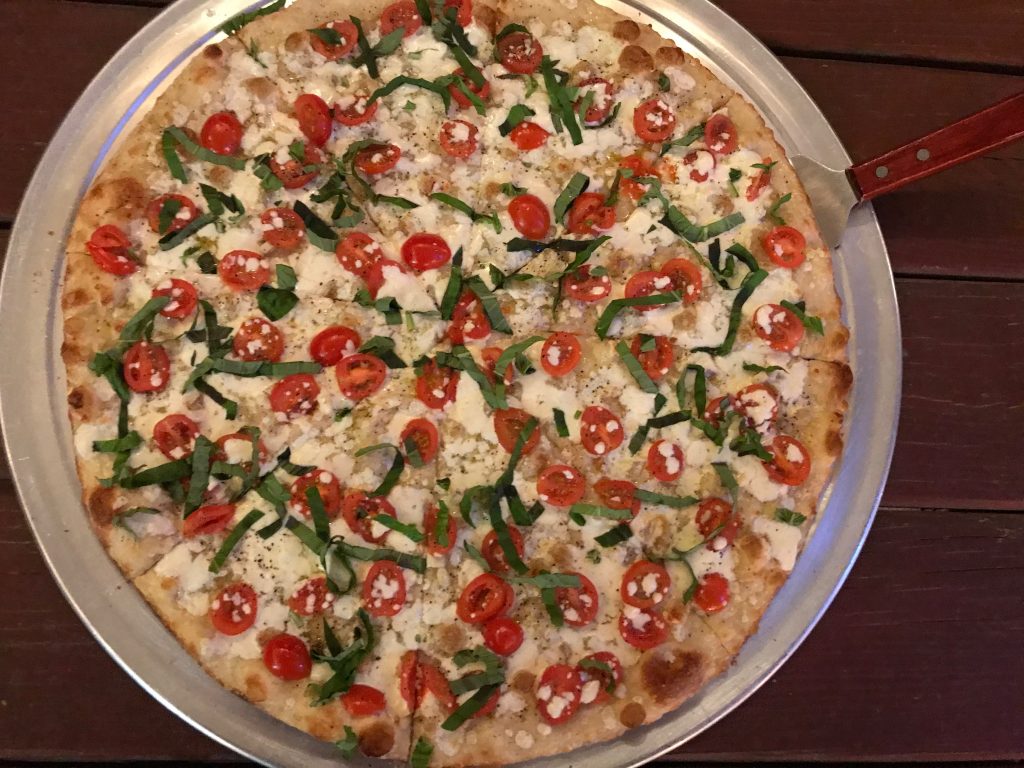 Margherita Pizza at Lunar Pizza