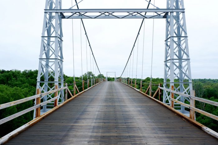 Last Suspension Bridge in Texas Open to Traffic