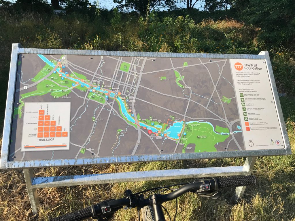 Ann and Roy Butler Hike and Bike Trail Map Austin