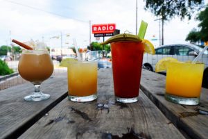 Cocktails at Radio Coffee & Beer in Austin