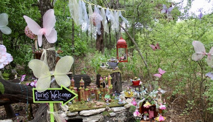 Zilker Botanical Gardens Woodland Faerie Trail