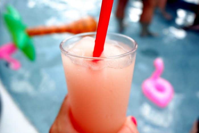 Poolside frosé at Kitty Cohen's Austin