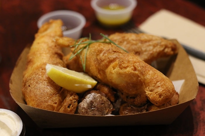 Liberation Kitchen's fish and chips in Austin