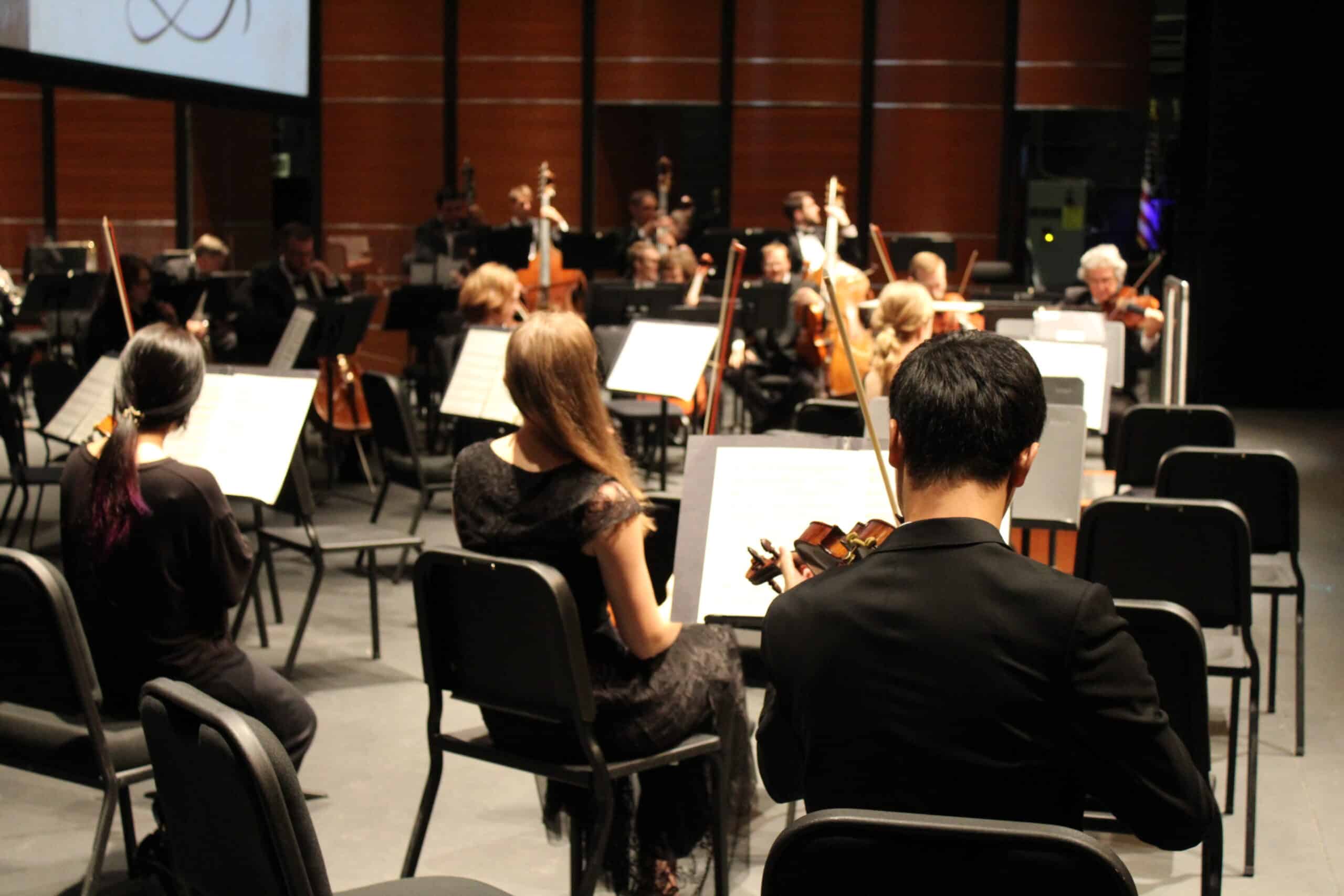 Violin Rehearsal Austin Symphony Orchestra