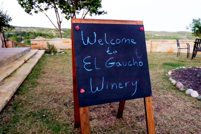Welcome to El Gaucho Winery in Spicewood Texas