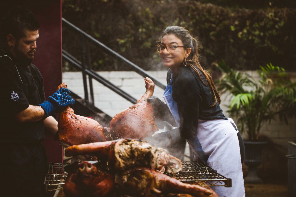 Buenos Aires Paola Guerrero-Smith Prepares Whole Roasted Pig in Austin