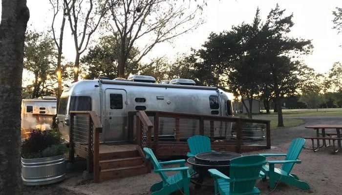 Airstream Glamping Near Austin