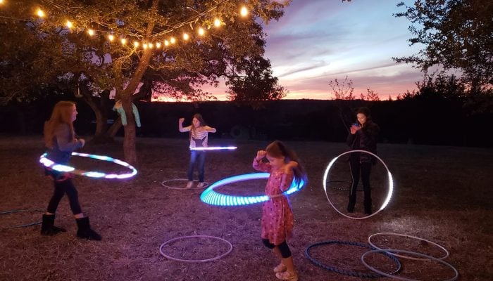 Flow Arts and Hula Hooping Event in Austin