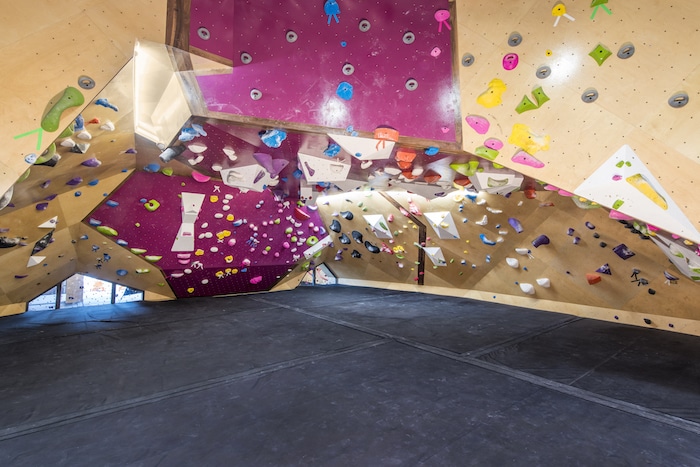 Bouldering Cave at Crux Climbing Center in Austin