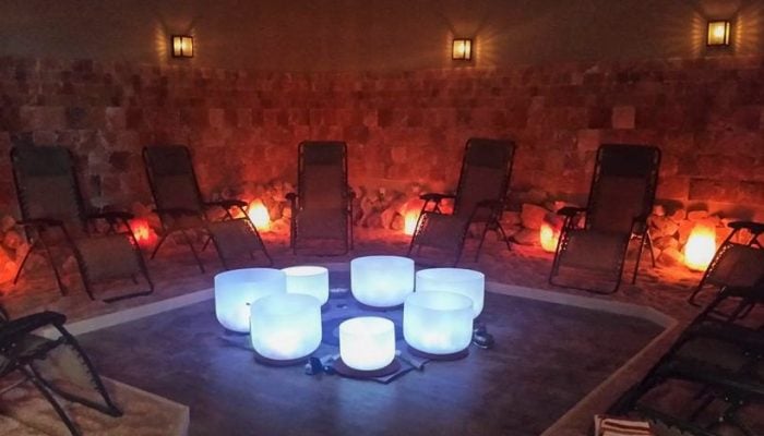 Singing Bowls at Austin Salt Cave