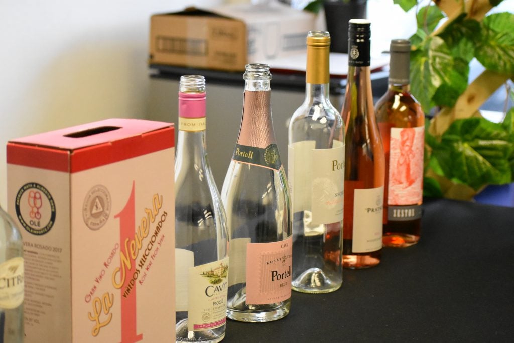 Wines to sample before purchase at Utopian Shift