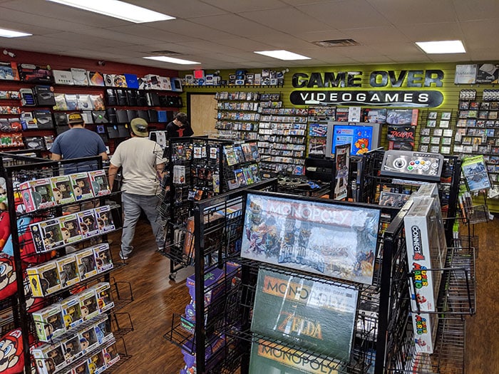 the retro gaming store
