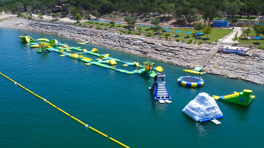 This huge floating obstacle course in Texas is like 'Ninja Warrior