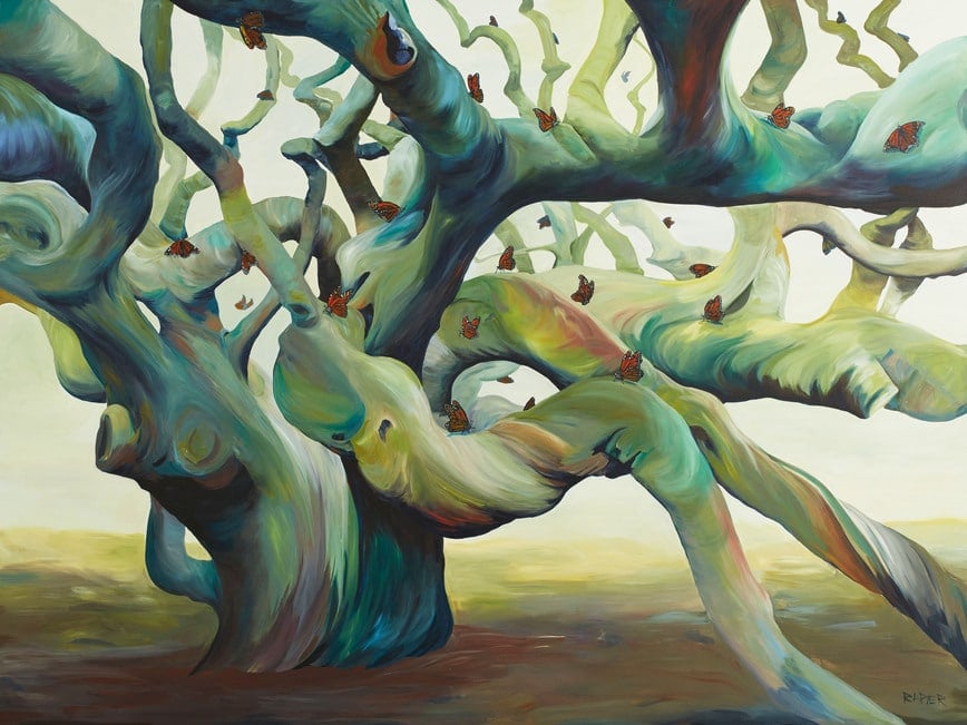 Monarch Migration Painting by JR Rapier