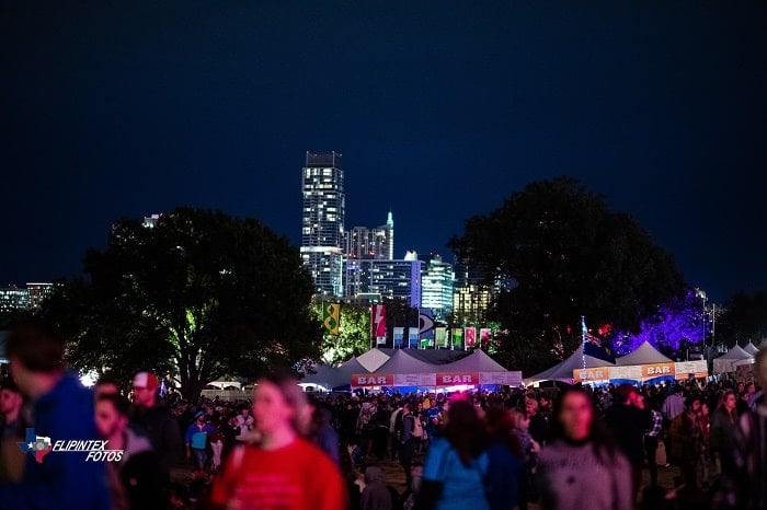 Austin Skyline From ACL Fest 2019