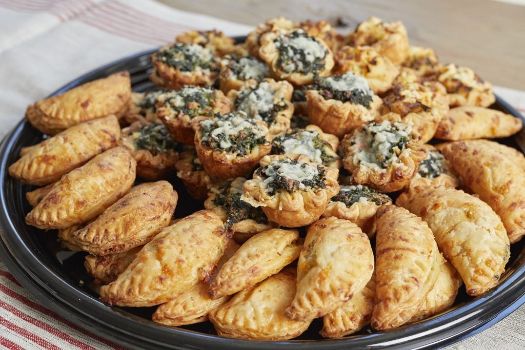 Tiny Pies savory pies and empanadas for holiday party trays in Austin