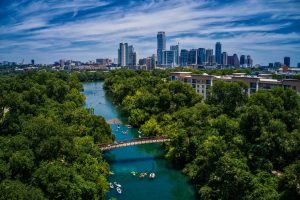Lady Bird Lake Austin Skyline