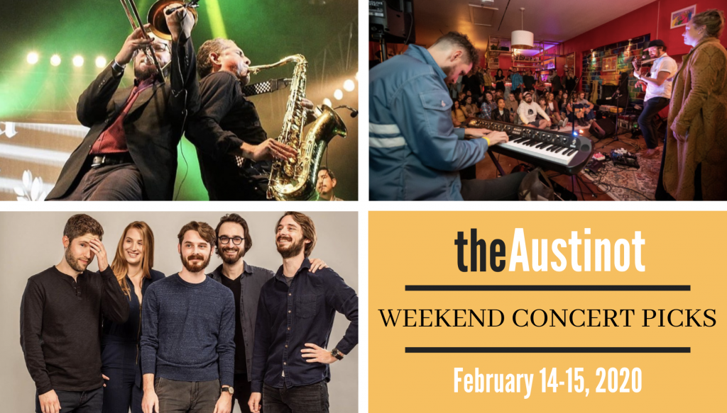 Austinot Weekend Concert Picks February 14-15, 2020
