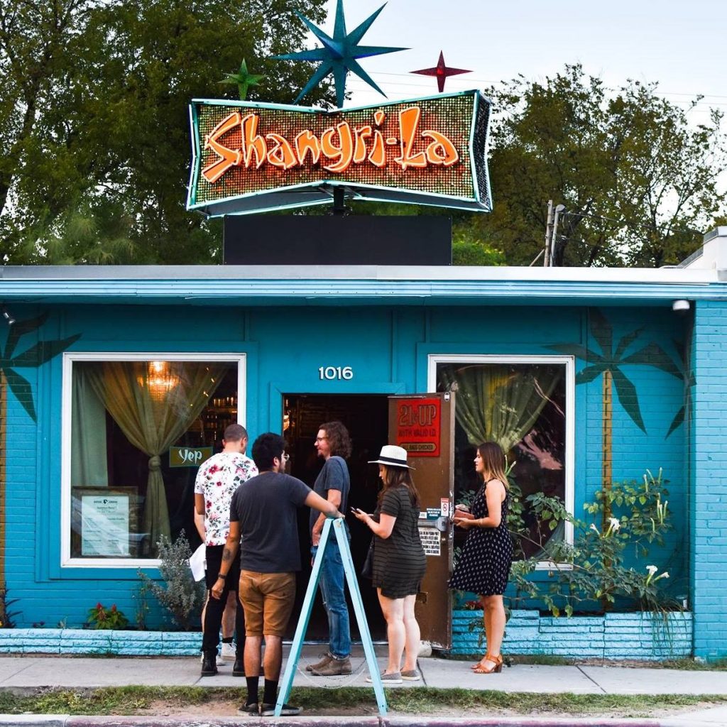 Shangri-La Bar on East Sixth Street in Austin